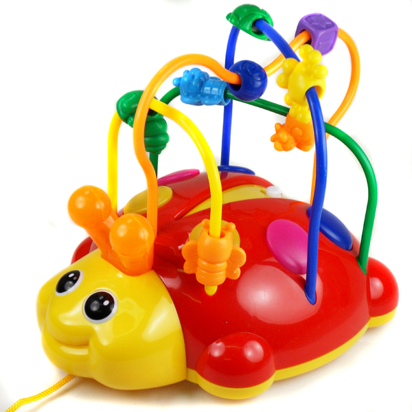 Megcos PushAlong Toy Musical Ladybug